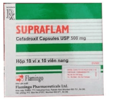 [T13976] Supraflam Cefadroxil Flamingo (H/100 Viên) Date 04/2027