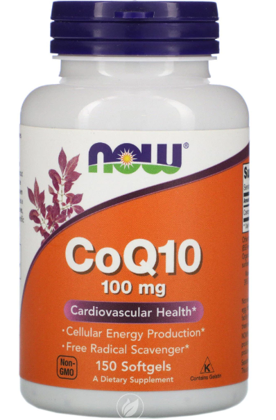 [T13996] NOW CoQ10 | Coenzyme Q10 100 mg Cardiovascular Health (Lọ/150v)