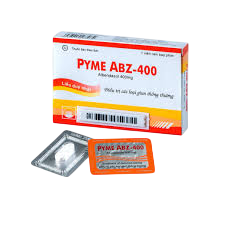 [T14021] Pyme ABZ-400 Albendazole 400mg Pymepharco (Hộp/20 hộp bé/1v))