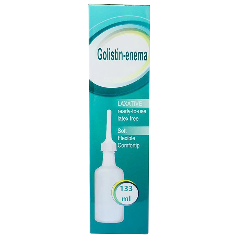 [T14027] Dung dịch thụt trực tràng Golistin Enema (Lọ/133 ml)