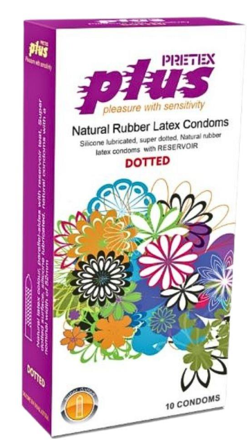 [T14134] Bao cao su Pretex Plus có gân Malaysia (H/100c)