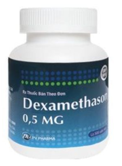 [T14235] DEXAMETHASON 0.5MG PV Pharma (Lọ/500v)