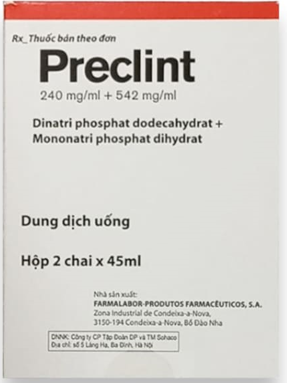 [T14327] Preclint Dinatri phosphat dodecahydrat 240mg/ml (H/2chai/45ml)