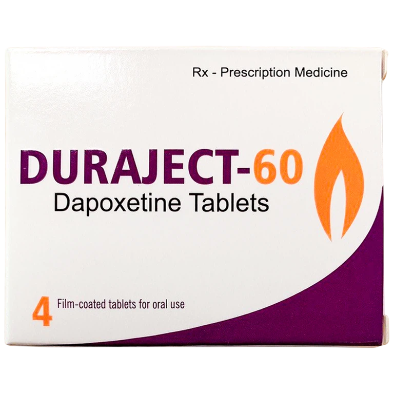 [T14379] Duraject-60 Dapoxetine 60mg Allegens (Hộp/4v)