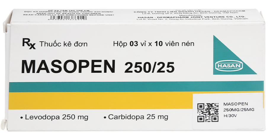 [T14460] Thuốc Masopen 250/25 Hasan (H/30v)