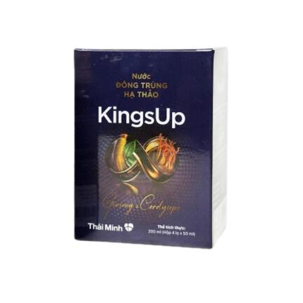 [T14478] Nước đông trùng hạ thảo Kingsup Thái Minh (Hộp/4 lọ/50ml)