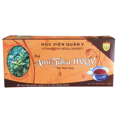 [T14522] Trà AmiTaka HVQY Học Viện Quân Y (H/20gói/1.8g) Date 01/2026