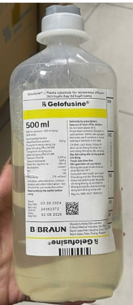 [T14560] Gelofusine Braun (C/500ml) Date 10/2026