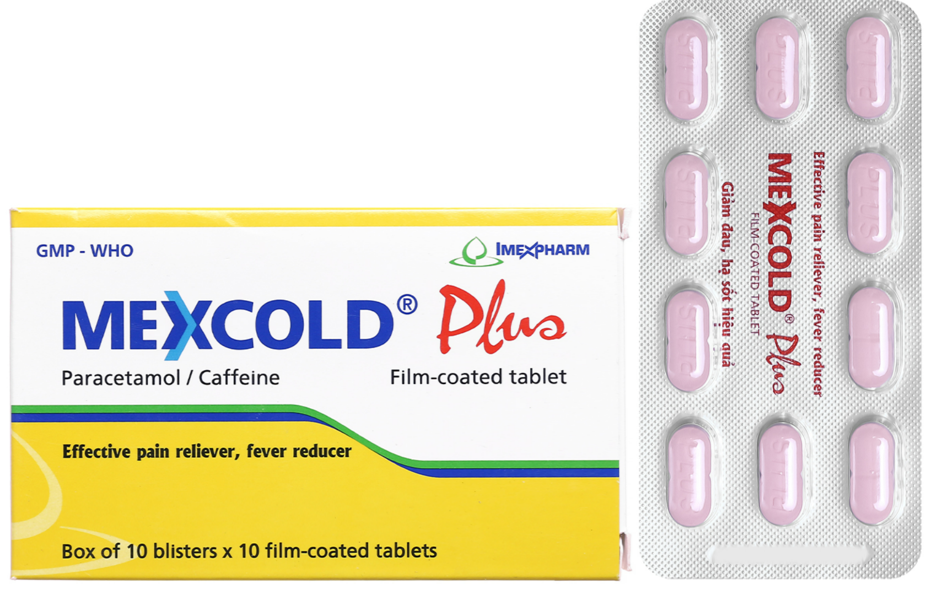 [T14580] Mexcold Plus Paracetamol Imexpharm (H/100v)
