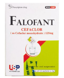 [T14613] Falofant Cefaclor 125mg USP (H/14g/3g)