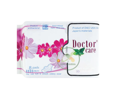 [T14753] Băng Vệ Sinh Ban Ngày Doctor Care (Gói/8 miếng) Màu Trắng 