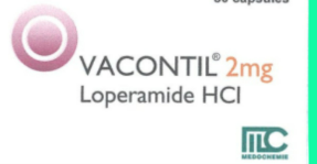 [T14755] Vacontil Loperamid 2mg Medochemie (H/100v) Date 12/2026