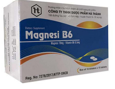[T14771] Magnesi B6 Hà Thành (H/100v) ( Phân Phối Đại Y)
