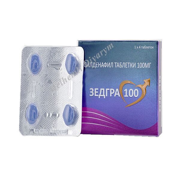 [T14950] Zedgra Sildenafil 100mg Ấn Độ (H/4v)