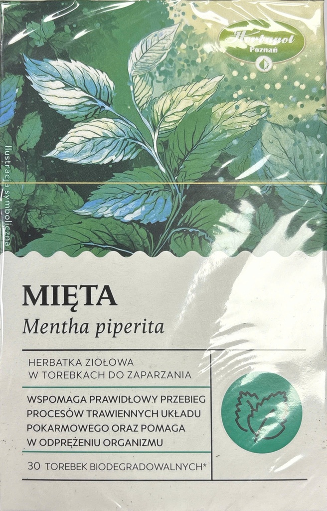 [T14981] Trà Thảo Mộc Túi Lọc Bạc Hà MIETA Mentha Piperita Polvita (H/ 30 túi)