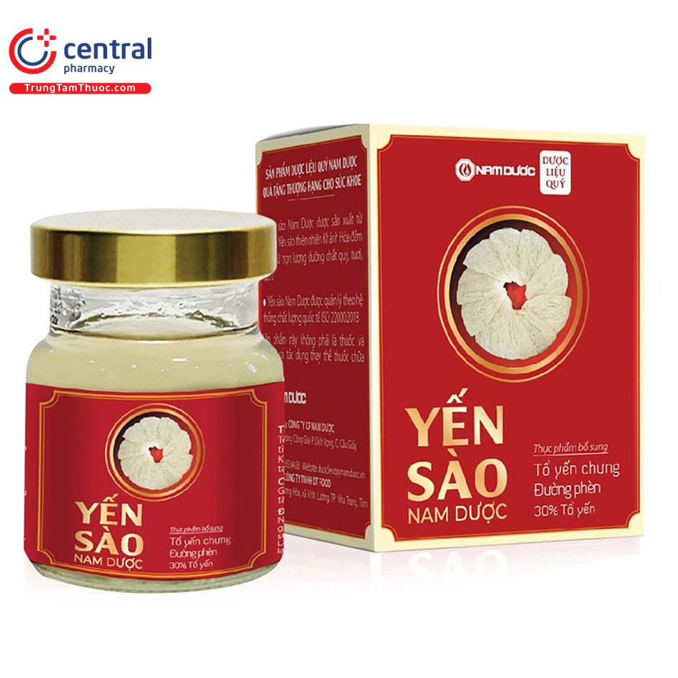 [T15074] Yến sào Nam Dược tổ yến chưng đường phèn (H/1lọ/70ml) lẻ