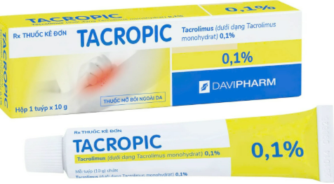 [T15084] Tacropic Tacrolimus 0,1% Davipharm (Tuýp/10g)