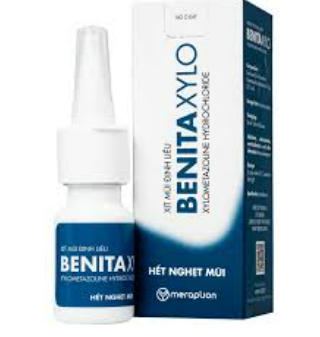 [T15091] Benitaxylo Xylometazoline Hydrochloride Meraplion ( Lọ/ 50 liều) xanh dương 