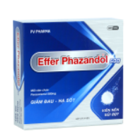 [T15115] Effer Phazandol 500 Phúc Vinh (H/20v) Xanh Dương 