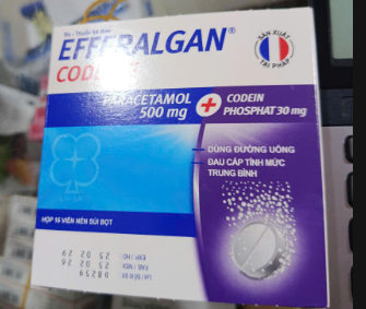 [T15231] Efferalgan Codein 500mg viên sủi (H/16v)