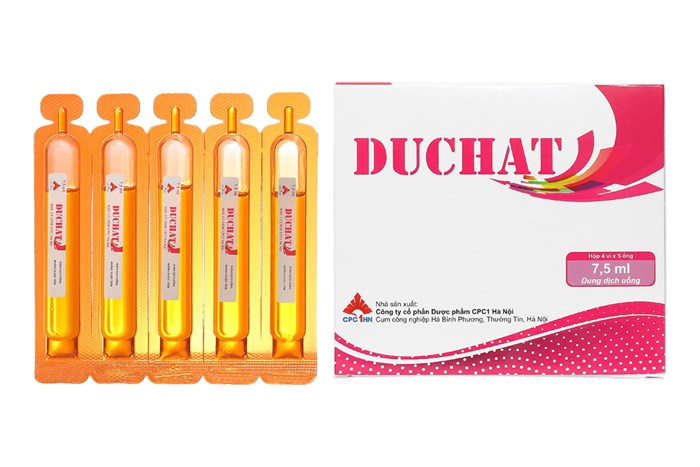 [T00024] Duchat 7.5ml Vitamin Và Muối Khoáng Hà Nội (H/20o/7.5ml) 