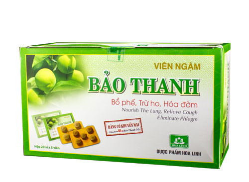 [T00093] Bảo Thanh Ngậm Có Đường Hoa Linh (H/100v) Date 12/2027