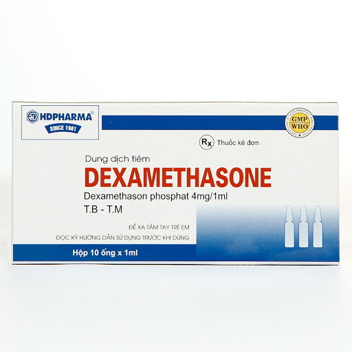 [T00132] Dexamethasone 4mg/1ml Hải Dương (H/10o/1ml)