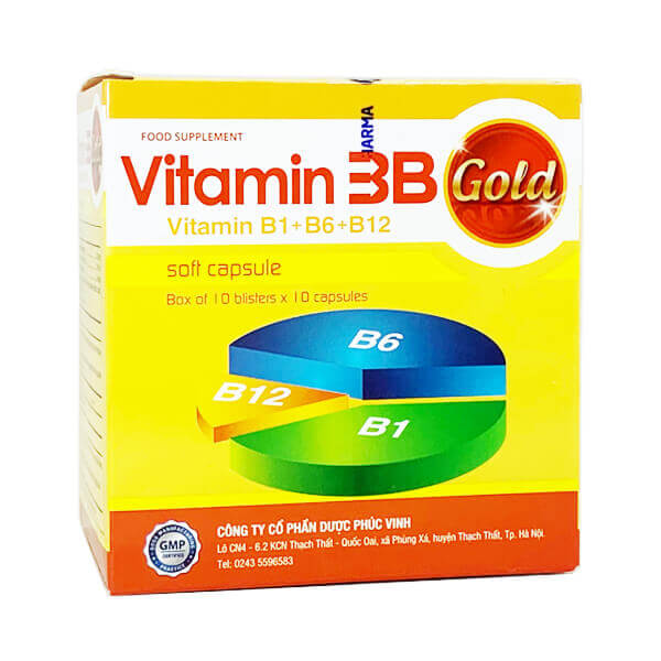 [T00138] Vitamin 3b Gold Phúc Vinh (H/100v)