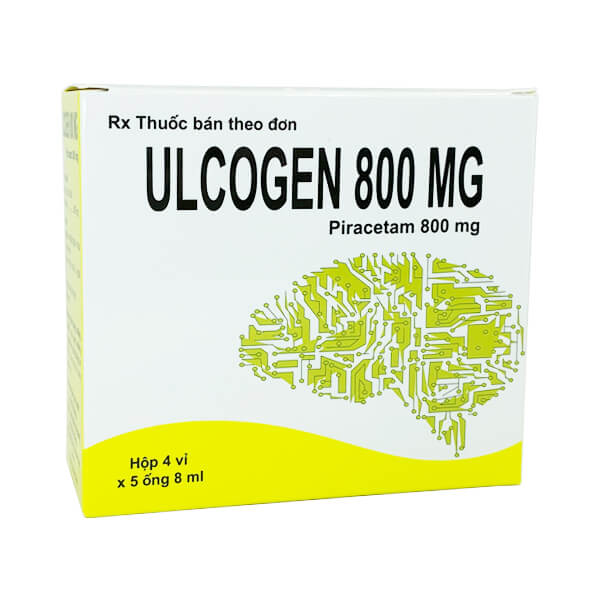 [T00152] Ulcogen Piracetam 800mg CPC1 Hà Nội (H/20o/8ml)
