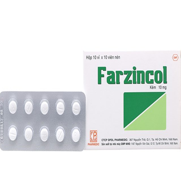 [T00189]  Farzincol 10mg Pharmedic (H/100v)