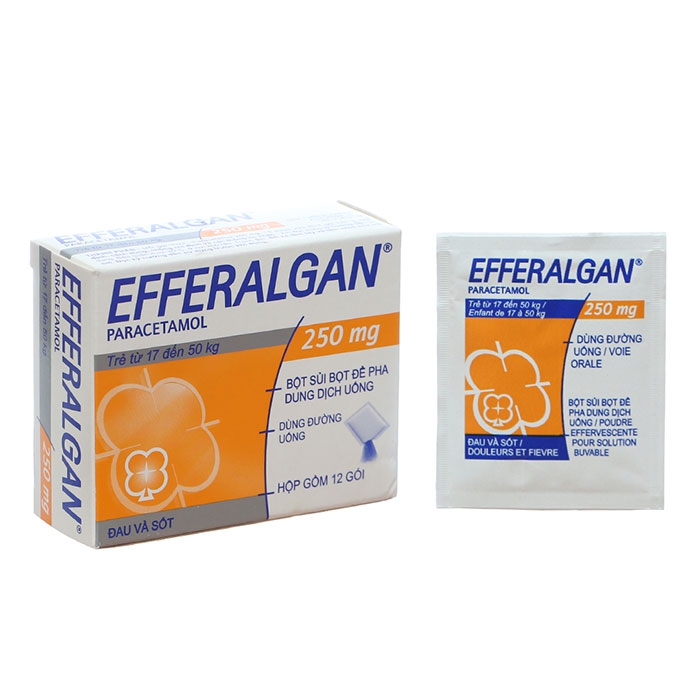 [T00197] Efferalgan 250 gói bột Pháp (H/12gói) 