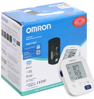 [T00293] Omron Hem 7156T Máy đo huyết áp Nhật Bản (H/cái)