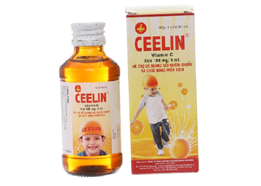 [T00294] Ceelin Vitamin C 100mg/5ml United (Lọ/60ml) 