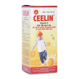 [T00295] Ceelin Vitamin C 100mg/5ml United (Lọ/120ml) date 12/2024