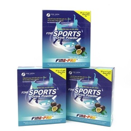 [T00330] Fine Sports Drink Powder hương Chanh dây Tường Nguyên (H/5gói x 25g) 