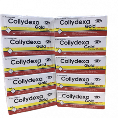 [T00358] Collydexa Gold nhỏ mắt Hà Nội (Cọc/10chai/5ml) Date 10/2027