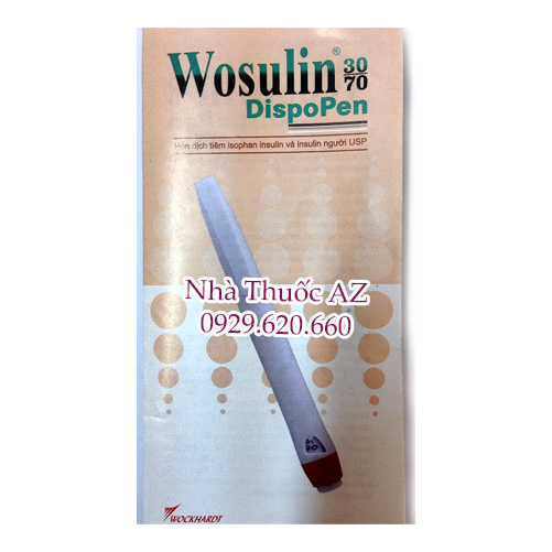 [T00394] Wosulin 30/70 bút tiêm tiểu đường Wockhardt (Bút)
