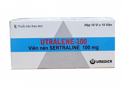 [T00426] Utralene 100 Sertraline 100mg Ấn Độ (H/100v)