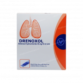 [T00443] Drenoxol Ambroxol 30mg/10ml Bồ Đào Nha (H/20o/10ml) date 12/2027