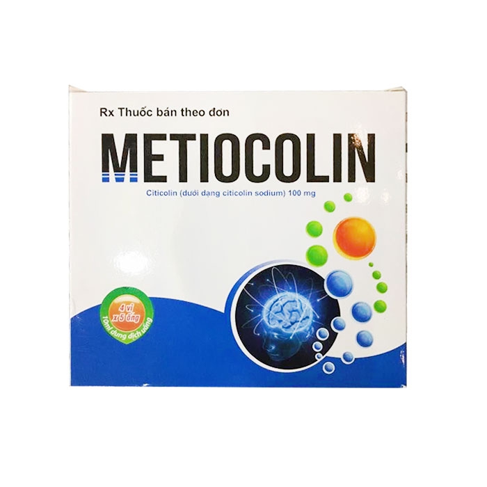 [T00514] Metiocolin Citicolin 100mg CPC1 Hà Nội (H/20o/10ml) 