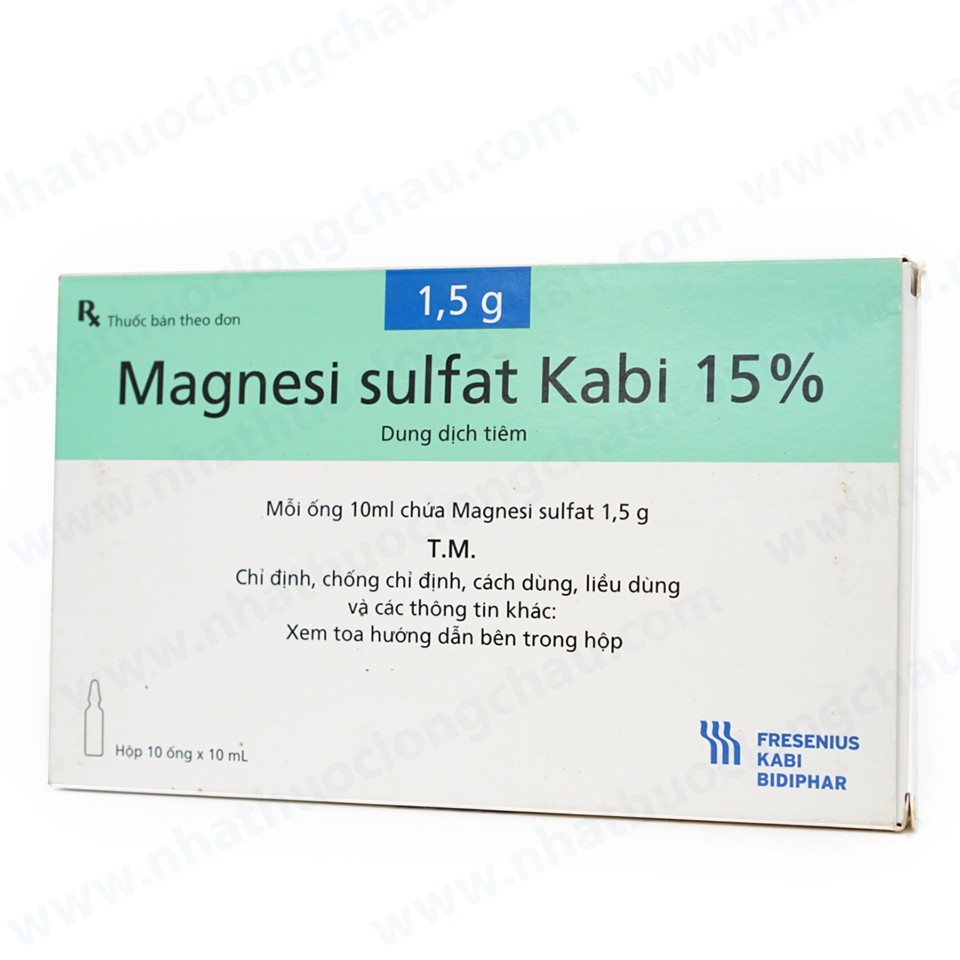 [T00524] Magnesi Sulfat 15% Kabi Bình Định (H/10o/10ml)
