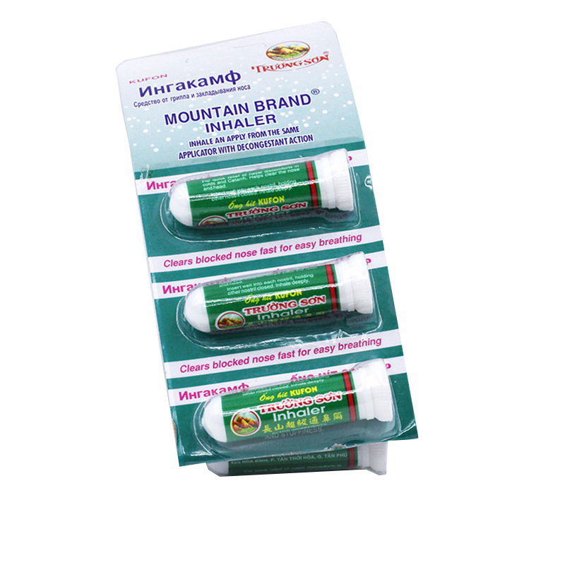 [T00539] Mountain Brand Inhaler Ống Hít Trường Sơn (Dây/6o)
