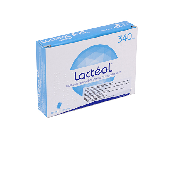 [T00566] Lacteol 340mg Pháp (H/10gói) Date 08/2026