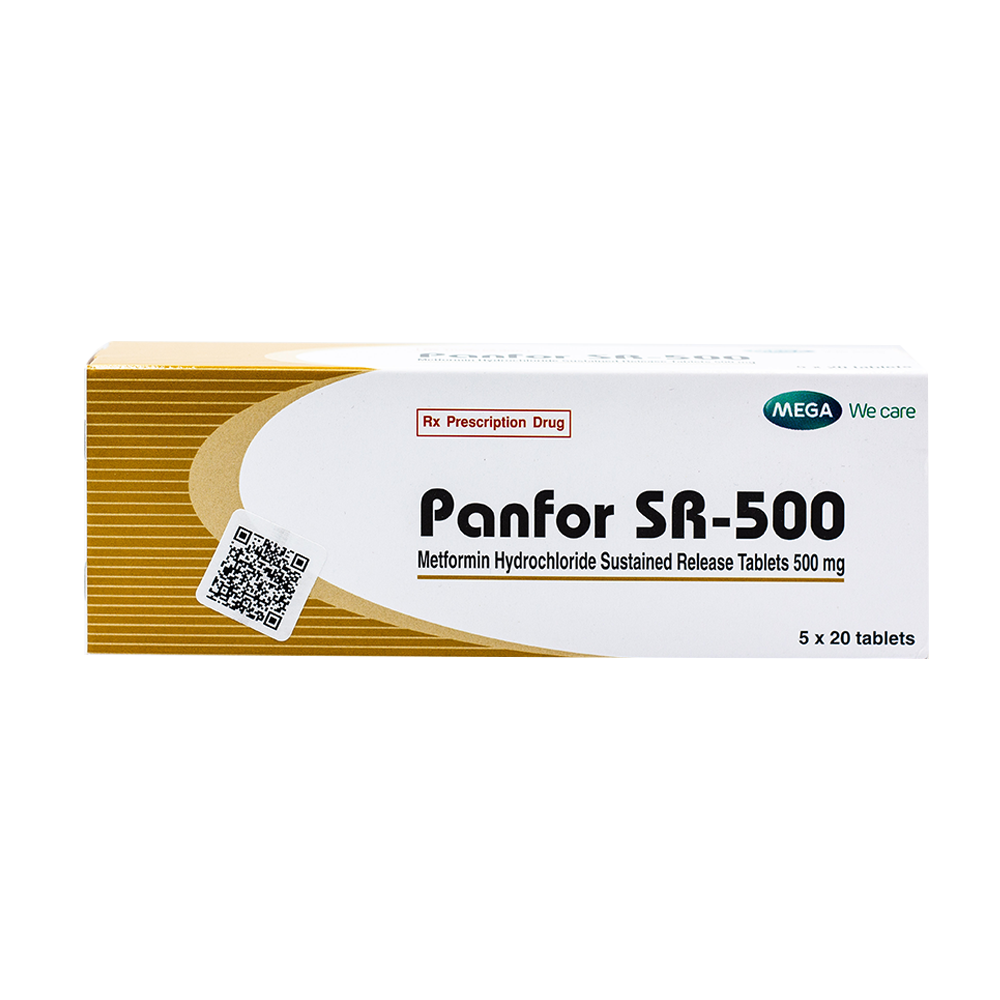 [T00581] Panfor Sr Metformin 500mg Mega (H/100v)