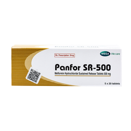 [T00581] Panfor Sr Metformin 500mg Mega (H/100v)