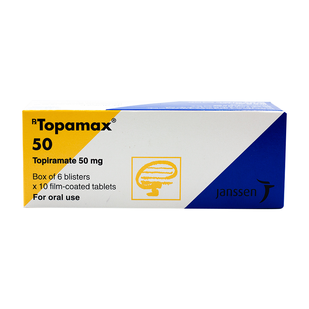 [T00593] Topamax Topiramate 50mg Janssen (H/60v) date 06/2025