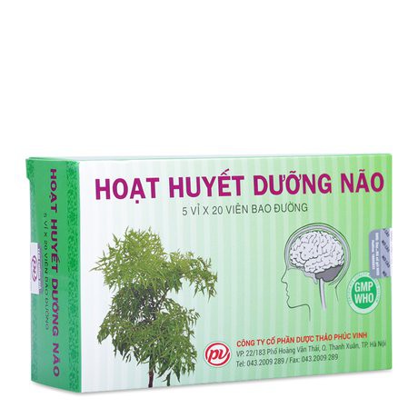 [T00606] Hoạt Huyết Dưỡng Não Phúc Vinh (H/100v)