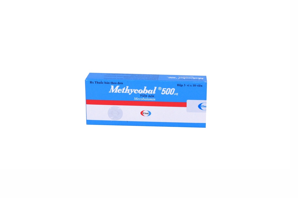 [T00620] Methycobal Mecobalamin 500mcg Eisai Nhật Bản (H/30v) Date 11/2027