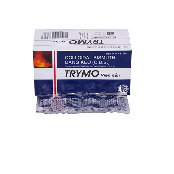 [T00632] Trymo Bismuth trioxide 120mg Raptakos Ấn độ (H/112v)