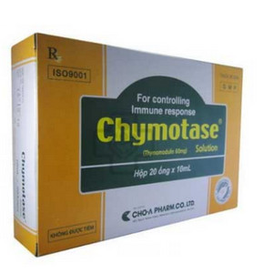 [T00636] Chymotase Thymomodulin 60mg ChoA Pharm Hàn Quốc (H/20o/10ml)